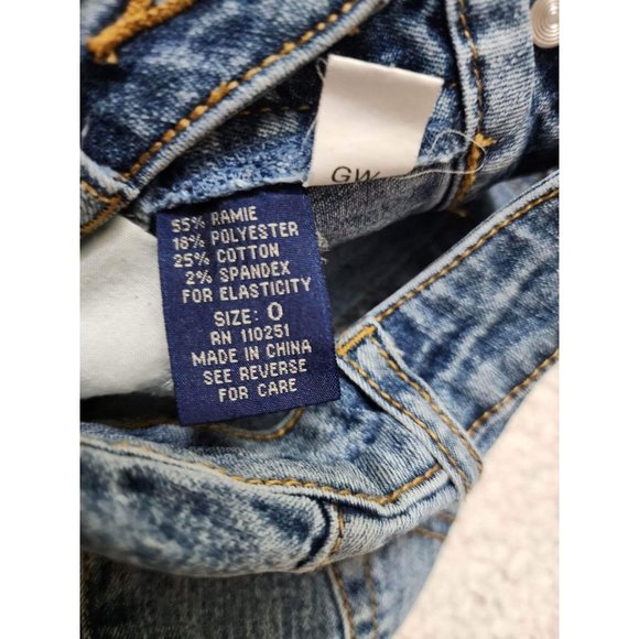 Angels Y2K Juniors Blue Denim Flared Bootcut Jeans Size 0 - Picture 5 of 5
